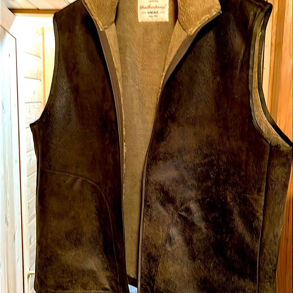 Mens vest pile lined